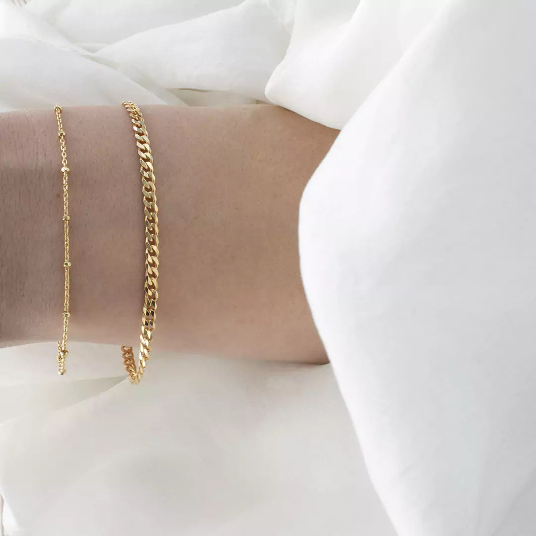 Shoreline bracelet gold
